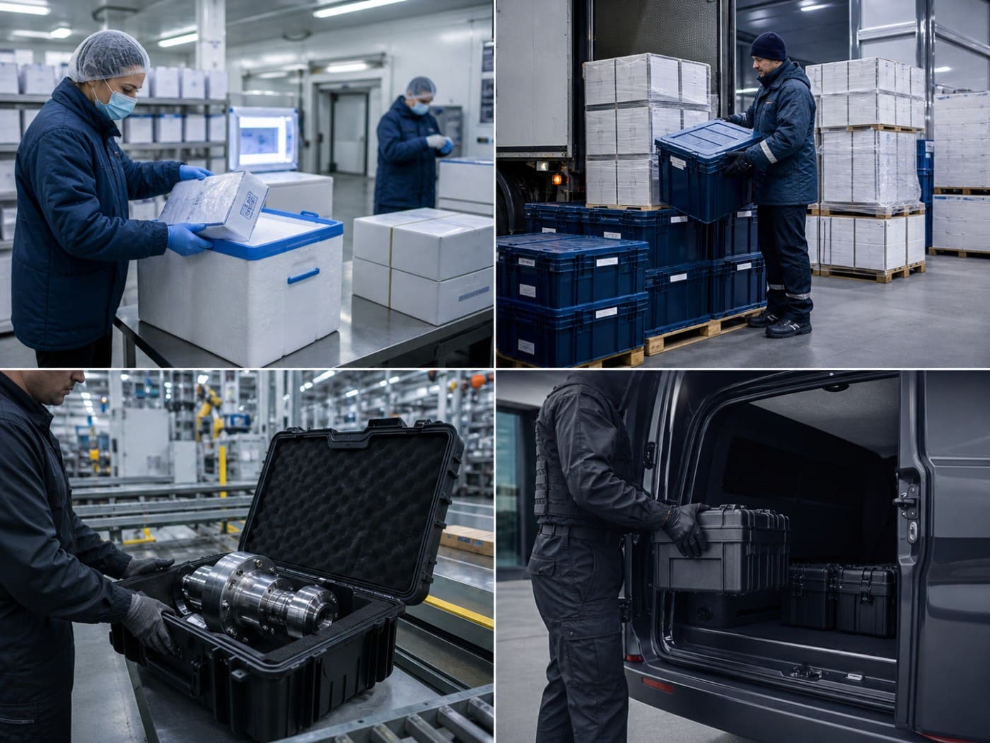 Urgent delivery of critical cargo in a warehouse, with an emphasis on speed, preservation and delay risks